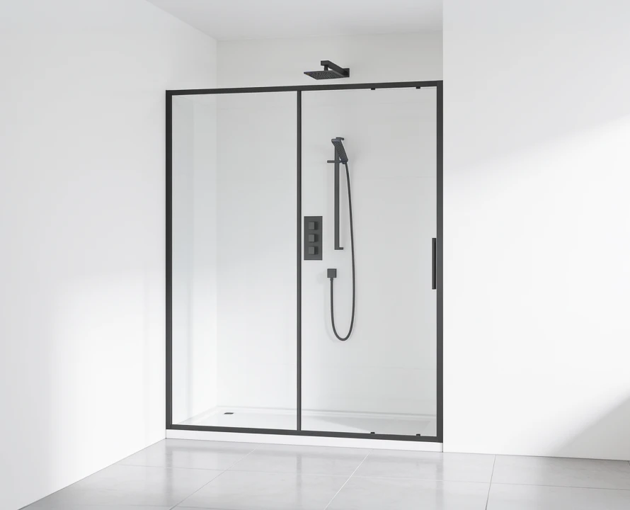 Frontal | Série Aqua 1 Fixo + 1 Porta